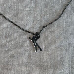 Disney Peter Pan Flight Necklace in Black